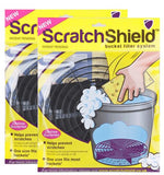2 x Scratch Shield Adjustable Car Wash Bucket Filters (Black) Bucket filters Scratch Shield 