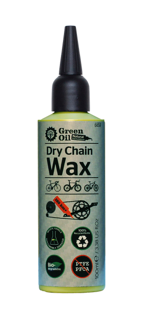 Green Oil Dry Chain Wax/Lube 100ml (Natural Cycle Care)