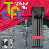 Foldylock 'Clipster' 75cm Wearable Bike/Scooter Lock