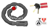 Seatylock Viking LIGHT Chain Lock (Sold Secure SILVER)