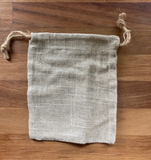 Supernatural Hessian Wax Storage Pouch/String Bag