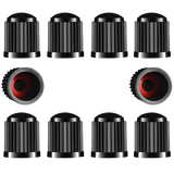 Monster Detail Schrader Tyre Valve Caps (with Red Seal)