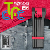 Foldylock Clipster Heavy Duty Folding Wearable Bike Lock