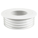 FlueSnug Boiler Flue Seal & Wall Hole Tidy Collar WHITE 100mm