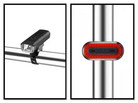 Gemini Atlas 500 & Juno 100 Front/Rear LED Bike Light Set