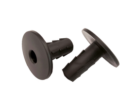 2 x Wall Hole Cable Tidy Plugs/Grommets 10mm BLACK