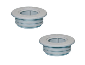 PipeSnug Waste Pipe Seal & Wall Hole Tidy Collar WHITE 32mm