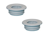 PipeSnug Waste Pipe Seal & Wall Hole Tidy Collar WHITE 32mm
