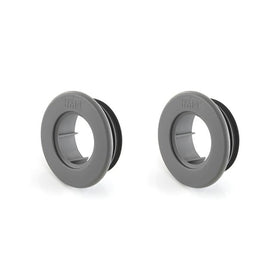 PipeSnug Waste Pipe Seal & Wall Hole Tidy Collar GREY 40mm