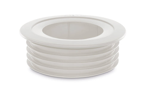 PipeSnug Soil Pipe Collar/Wall Hole Tidy WHITE 110mm/4"