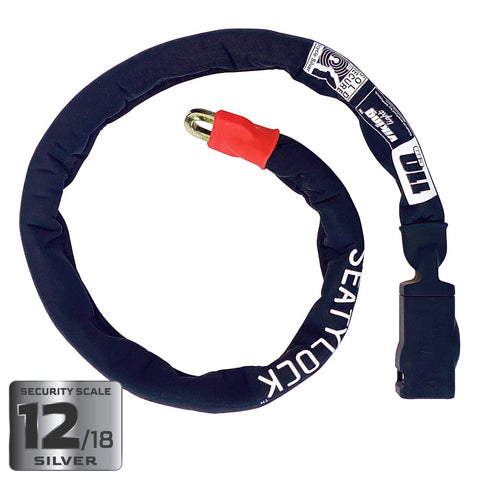 Seatylock Viking LIGHT Chain Lock (Sold Secure SILVER)