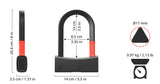 Seatylock Mason U-Lock 140mm (Sold Secure DIAMOND)