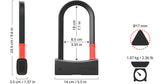 Seatylock Mason U-Lock 180mm (Sold Secure DIAMOND)